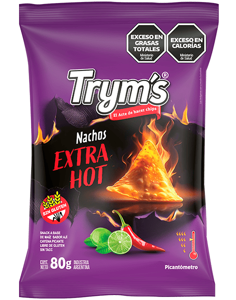 Paquete de nachos extra hot