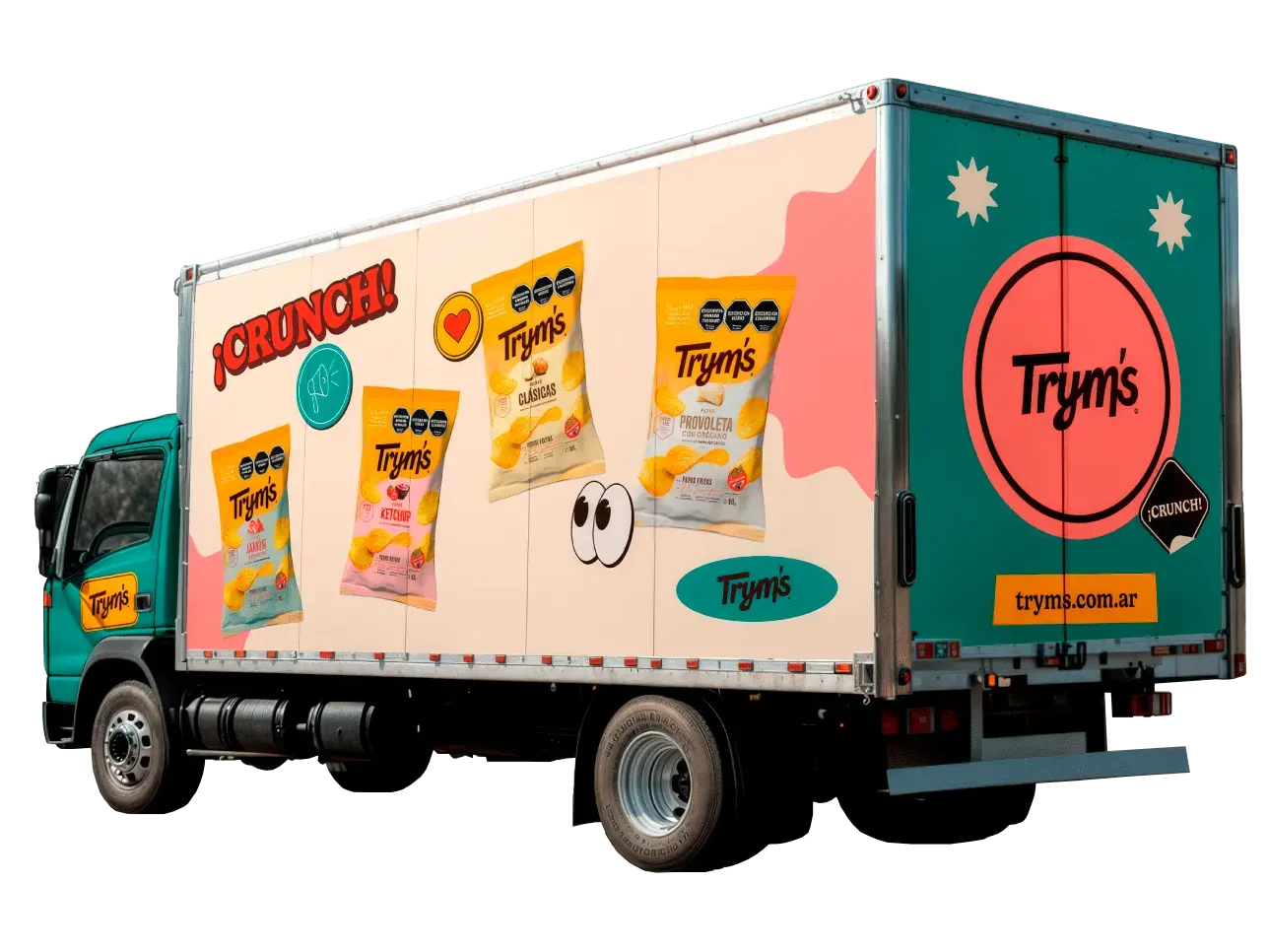 Camion distribuidor de Tryms