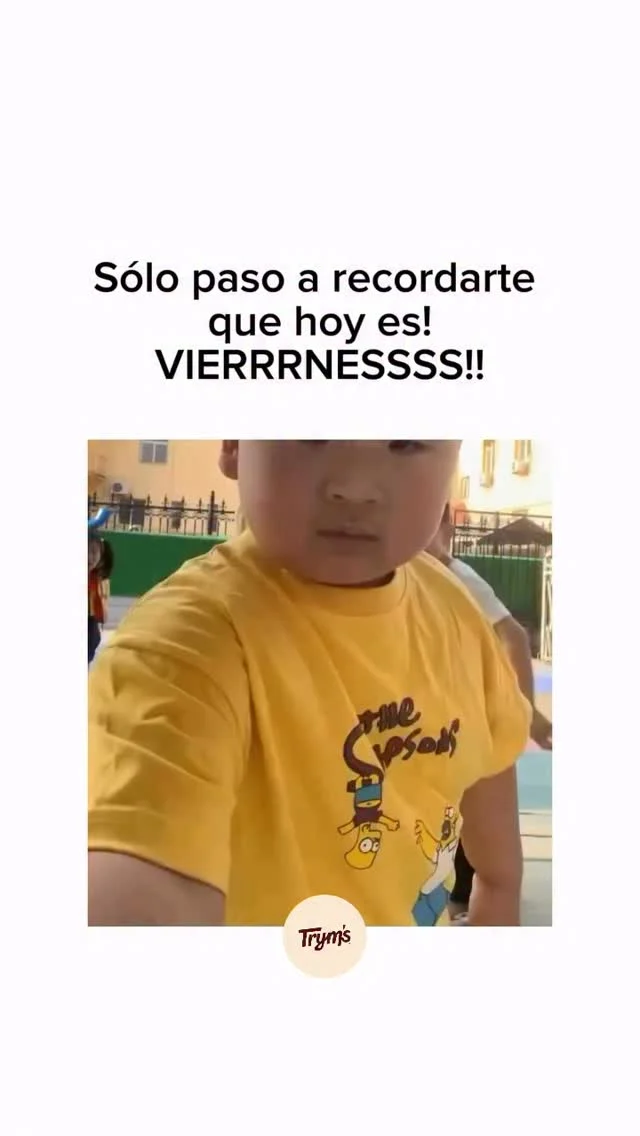 Volvamos a lo bueno!

#EsoEsTryms