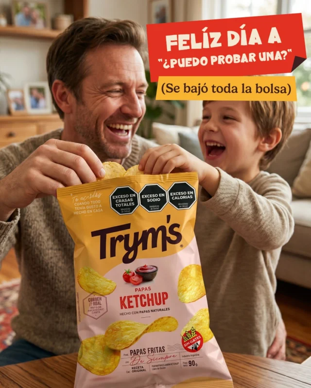 Feliz Día del padre 👨🏻❤️

Porque al final del día, los mejores momentos no siempre son los grandes planes, sino esos ratos simples que se viven sin pensarlo demasiado.

#Tryms #MomentoCrunch #MasCrunchMasSabor
#DiaDelPadre #FelizDia