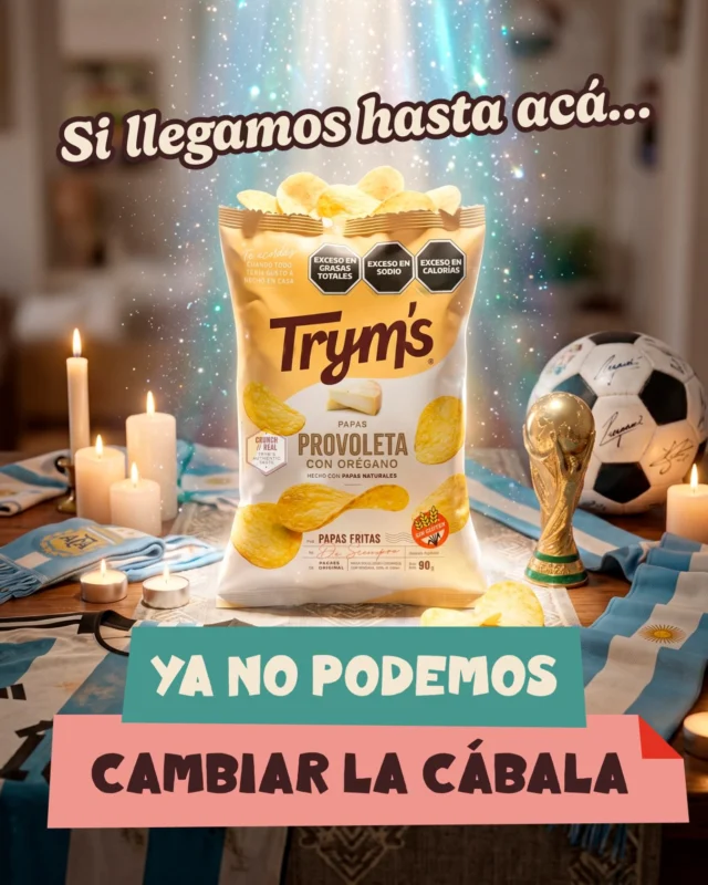 Hay cábalas que no se explican. Se respetan.

El lugar en el sillón, el orden de la picada, quién abre el paquete… todo cuenta.
Y cuando algo funciona, no se toca.

Después no digas que no avisamos 😌🇦🇷

#CabalaTryms #ModoPartido #Argentina #Tryms
